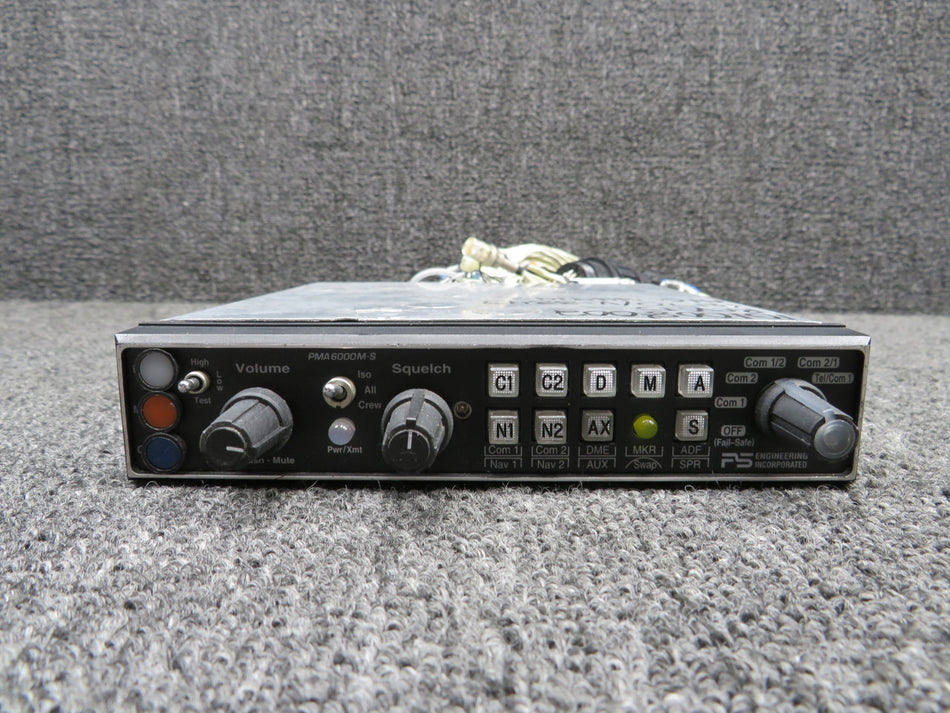 PMA6000M-S PS Engineering Audio Selector Panel w Tray and Mods