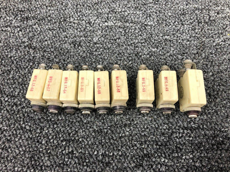 Mechanical Products S-1360 Mechanical Products Circuit Breaker Set (Amps: 10, 15, 20, 60)