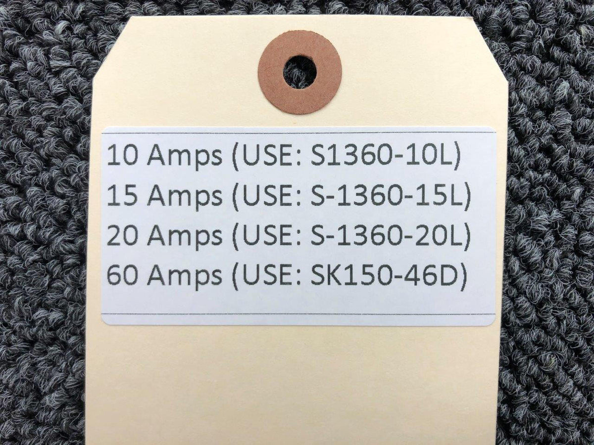 Mechanical Products S-1360 Mechanical Products Circuit Breaker Set (Amps: 10, 15, 20, 60)