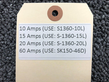 Mechanical Products S-1360 Mechanical Products Circuit Breaker Set (Amps: 10, 15, 20, 60)