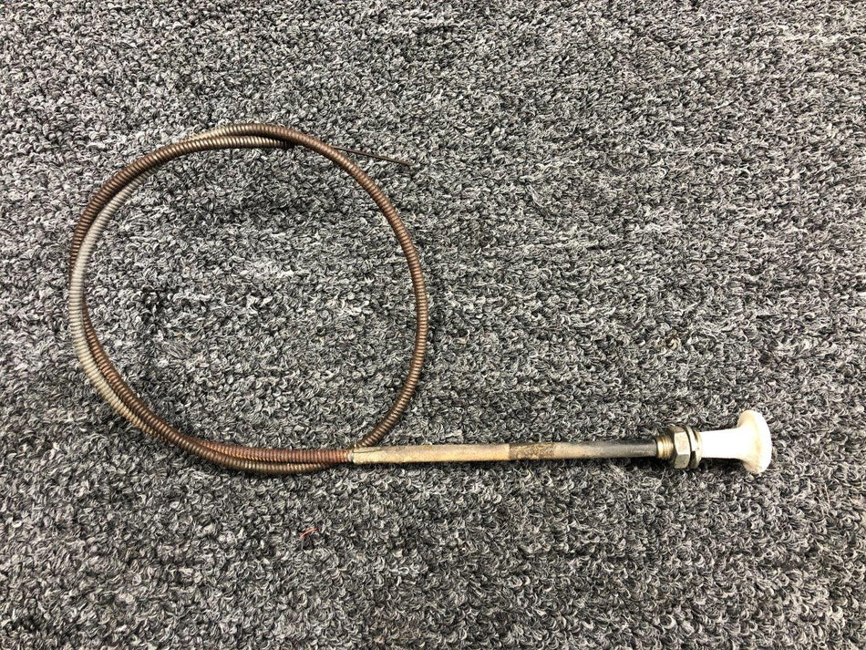 0713302-6 (Use: S1239-15) Cessna 172C Cabin Heat Control Cable (Length: 33”)