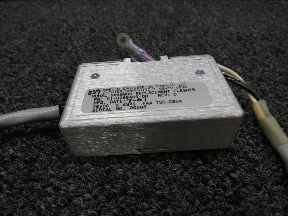 01-0268469-00 Rev. D Whelen 6846900 Flasher Module