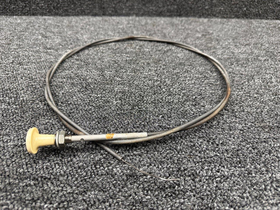 0850410-2 Cessna 210 Strainer Drain Valve Control Cable (Length: 78-1/4”)