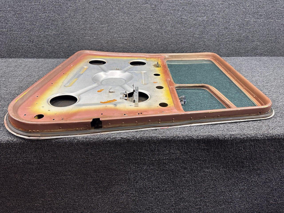 Cessna Aircraft Parts 1210040-1 Cessna 210 Cabin Door Structure LH with Latch and Storm Window