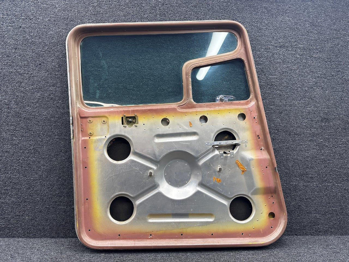 Cessna Aircraft Parts 1210040-1 Cessna 210 Cabin Door Structure LH with Latch and Storm Window