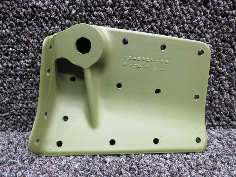 Cessna Aircraft Parts 1243023-497 Cessna Nose Gear Fitting Aft LH with 8130-3 and PAI-PT-1 (Zinc)