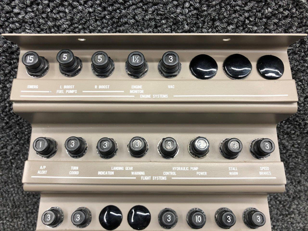 Klixon 89843-008 Piper PA46-350P Klixon Forward Circuit Breaker Panel (Amps: Various)