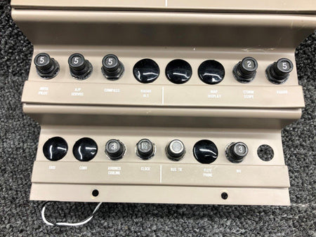 Klixon 89843-007 Klixon Co-Pilot Circuit Breaker Panel Assembly (Amps: Various)