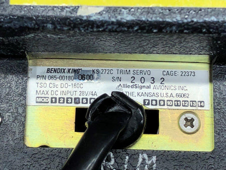 Bendix King 065-00180-0600 Bendix King KS-272C Trim Servo with Mod and Mounts (Volts: 28)