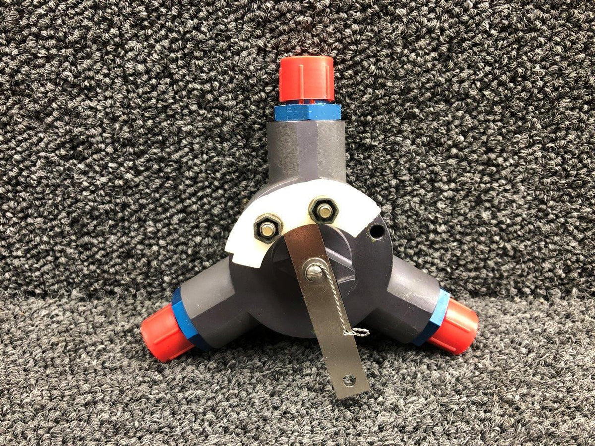 Dukes 1790-00-1 (Alt: 592-628) Dukes Inc 3 Way Fuel Selector Valve Assembly