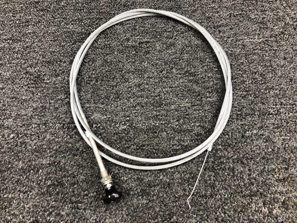 Piper Aircraft Parts 454-259 (Alt: PS50146-24-1) Piper PA46-350P Defrost Control Cable (L: 89-1/2”)