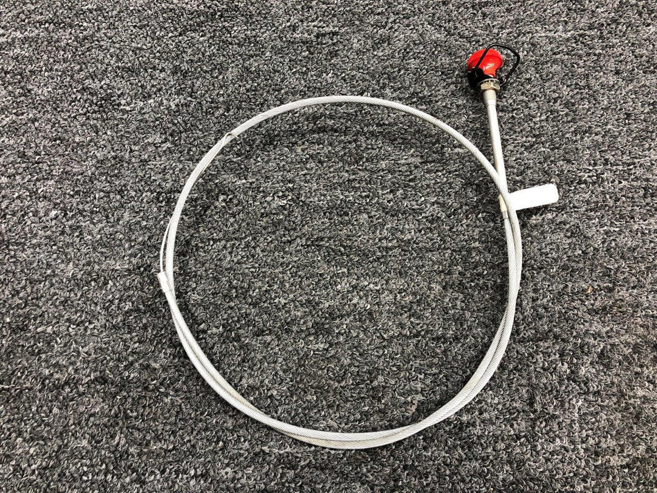 Piper Aircraft Parts 454-225 (Alt: PS50146-3-5) Piper PA46-350P Emergency Gear Release Cable (51-1/4)