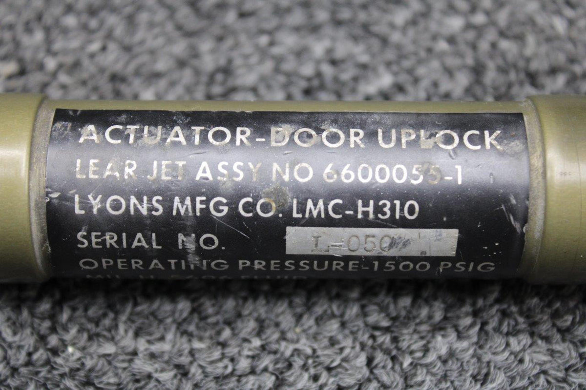 Learjet LMC-H310 (Alt: 660055-1) Learjet Lyons Door Uplock Actuator Assembly (Corrosion)
