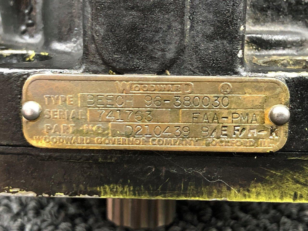 Woodward D210439B/E Continental IO-520-CB3 Woodward Prop Governor (Prop Struck, Core)