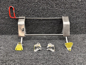 35-410291-632 Beech 95-C55 Emergency Window Latch RH with Supports and Links