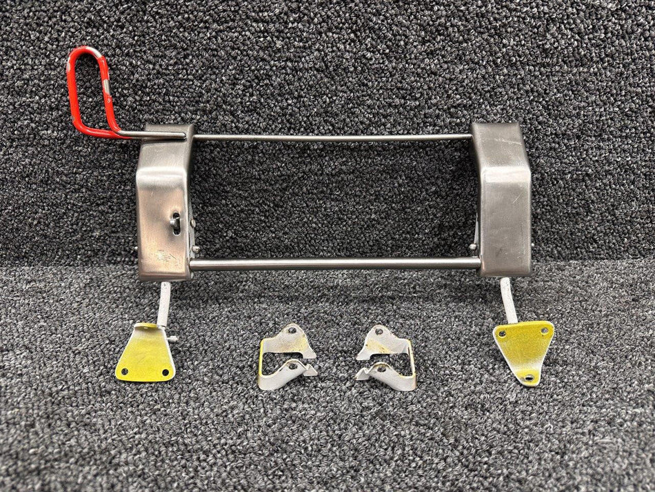 Beechcraft Parts 35-410291-632 Beech 95-C55 Emergency Window Latch RH with Supports and Links