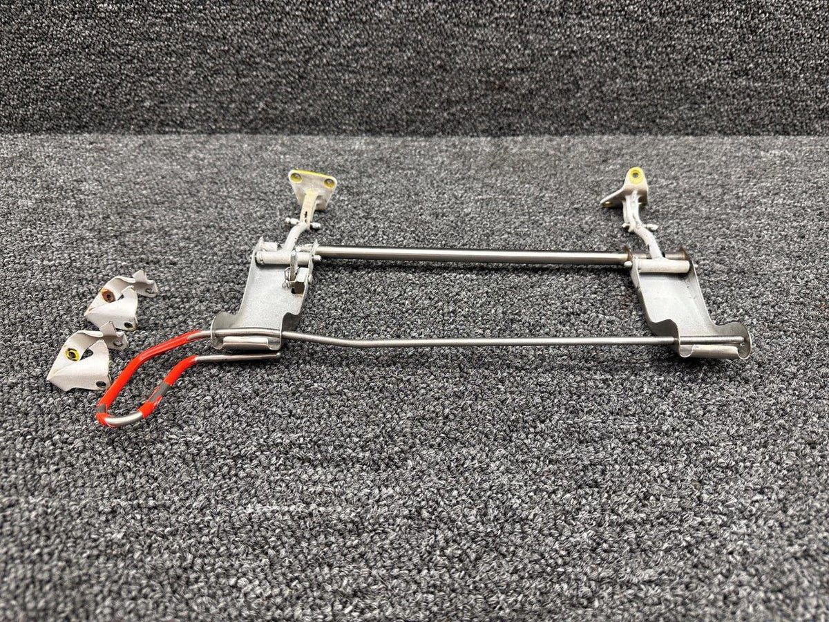 Beechcraft Parts 35-410291-632 Beech 95-C55 Emergency Window Latch RH with Supports and Links