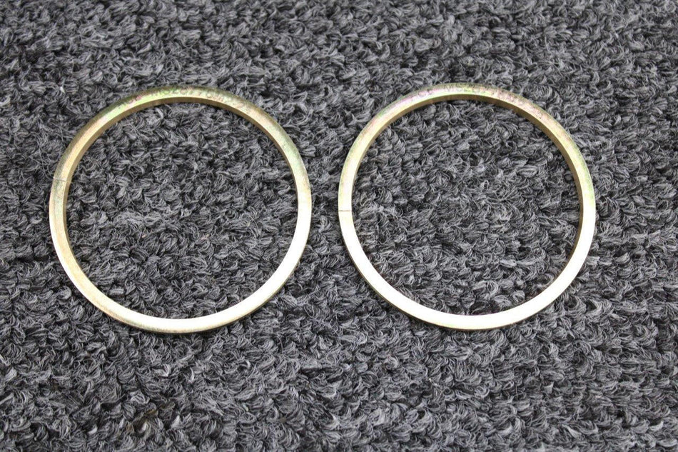 MS28776M2-23 Military Standard Brass Piston Rod Scraper Ring Set Of 2 (NOS)