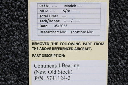 Continental 5741124-2 Continental Bearing (New Old Stock)