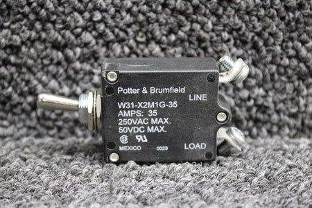 Potter and Brumfield W31-X2M1G-35 Potter-Brumfield Toggle Switch (Volts: 50-250) (Amps: 35) (NOS)