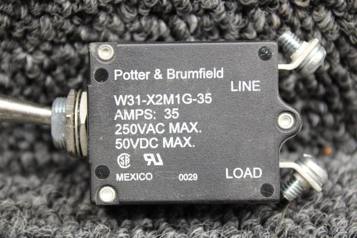 Potter and Brumfield W31-X2M1G-35 Potter-Brumfield Toggle Switch (Volts: 50-250) (Amps: 35) (NOS)