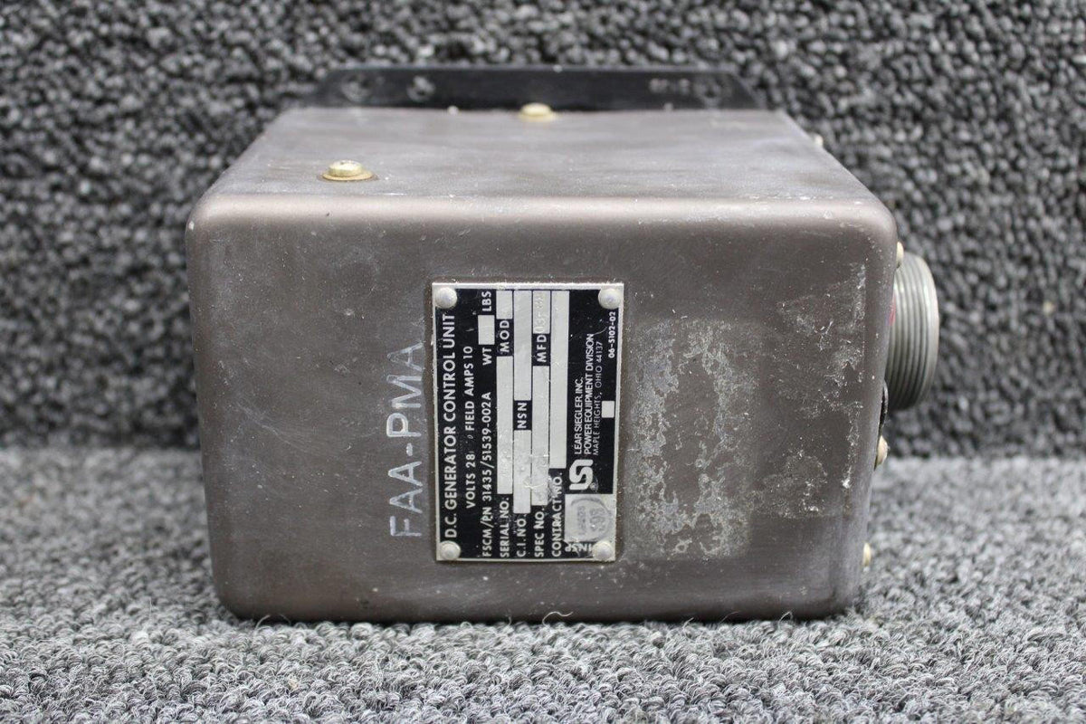 Lear Siegler 51539-002A Lear Siegler Inc DC Generator Control Unit (Volts: 28) (Amps: 10)