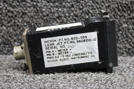 Learjet 820-599 (Alt: 6608210-12) Hickok Learjet 35A Temperature Indicator