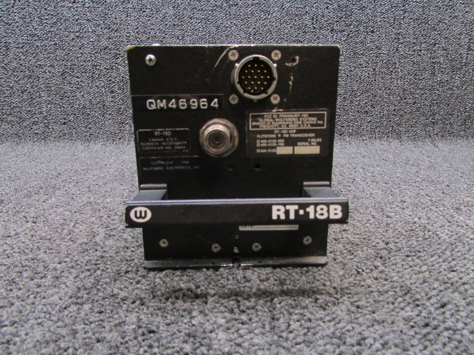 400-0125-102 Global-Wulfsberg Electronics RT-18D Flitefone FM Transceiver