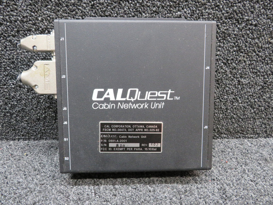 0881-A-2001 CAL Corporation CalQuest Cabin Network Unit