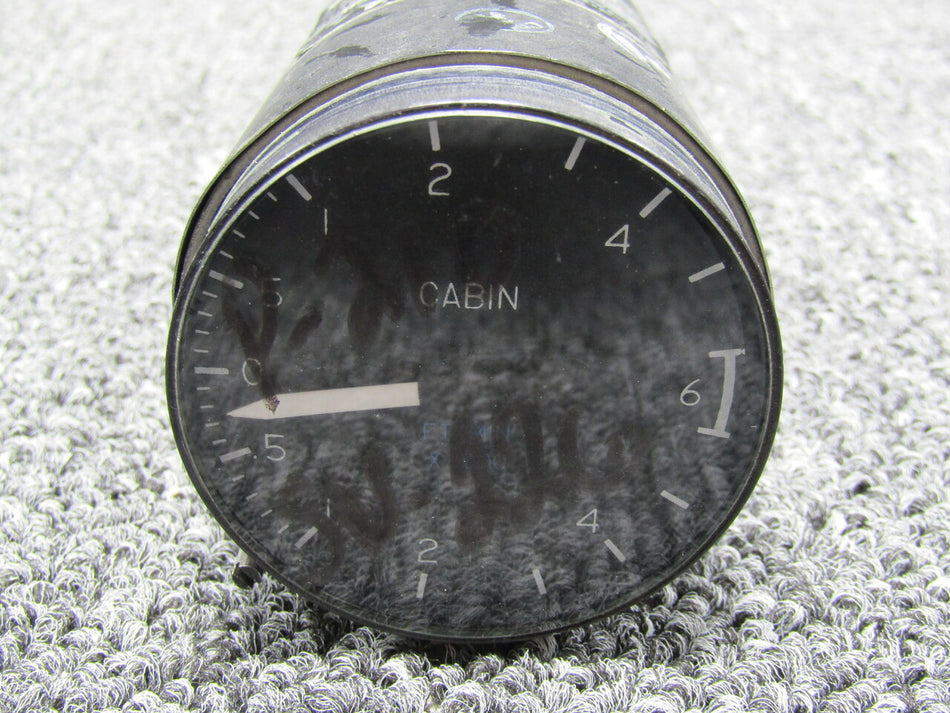 C668517-0101 (Alt: 8-303) Aeromach Cabin Rate of Change Indicator (0-6000 ft)