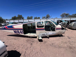 Beechcraft A36 Fuselage with Log Books and Data Tags