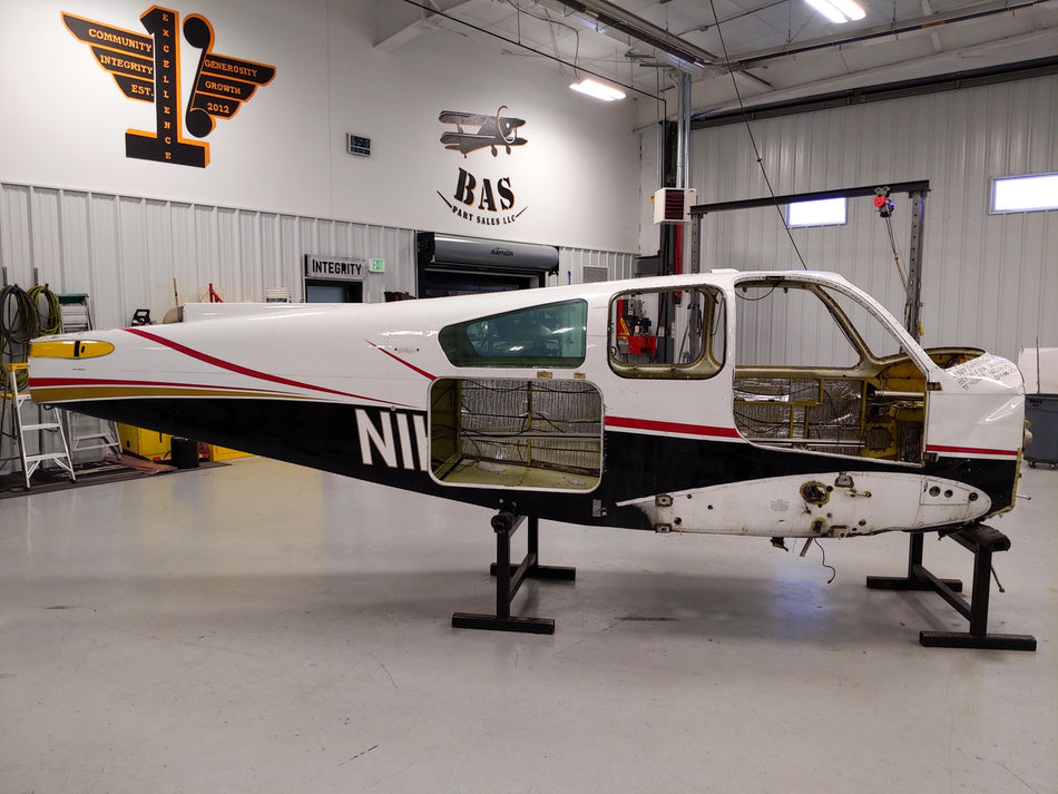 Beechcraft F33A Fuselage w Bill of Sale, Data Tag, Airworthiness, and Logs
