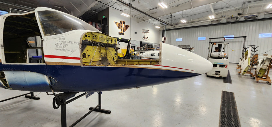 Piper PA30 Fuselage w Bill of Sale, Data Tag, Airworthiness, and Logs