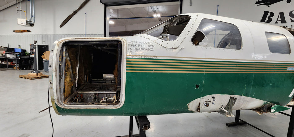 Piper PA46-310P Fuselage w Data Tag, Airworthiness, and Log Books