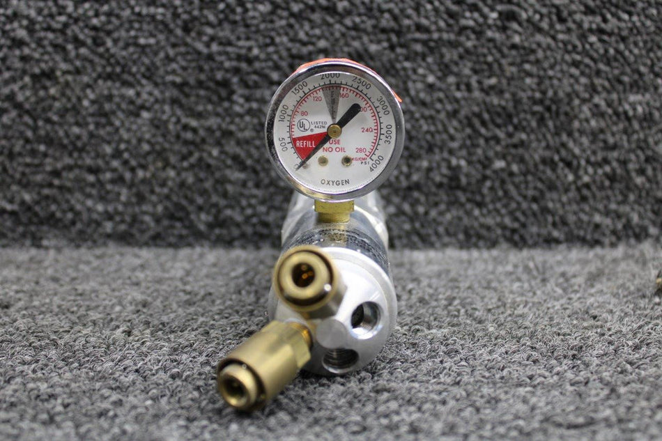 05-020-139 Continental Precision Instruments Oxygen Gauge with Valve
