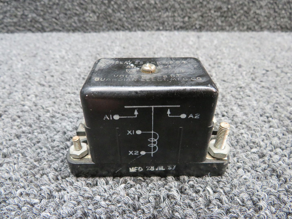 AN-3320-1 Cessna 401 Landing Gear Relay Assembly (Volts: 24-28, Amps: 25)