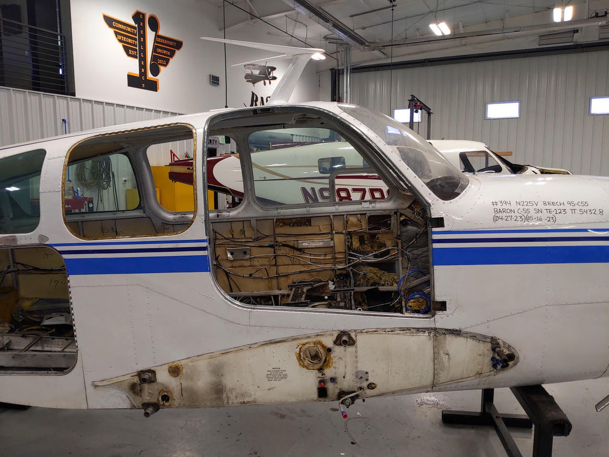 Beechcraft Parts Beechcraft 95-C55 Fuselage With Bill of Sale Airworthiness & Data Tag