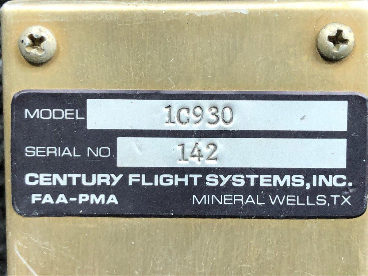 Century Flight Systems 1C930 Century Flight Systems Autopilot Adapter Unit (Minus Connector)