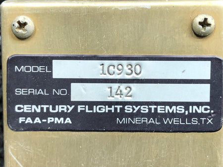 Century Flight Systems 1C930 Century Flight Systems Autopilot Adapter Unit (Minus Connector)