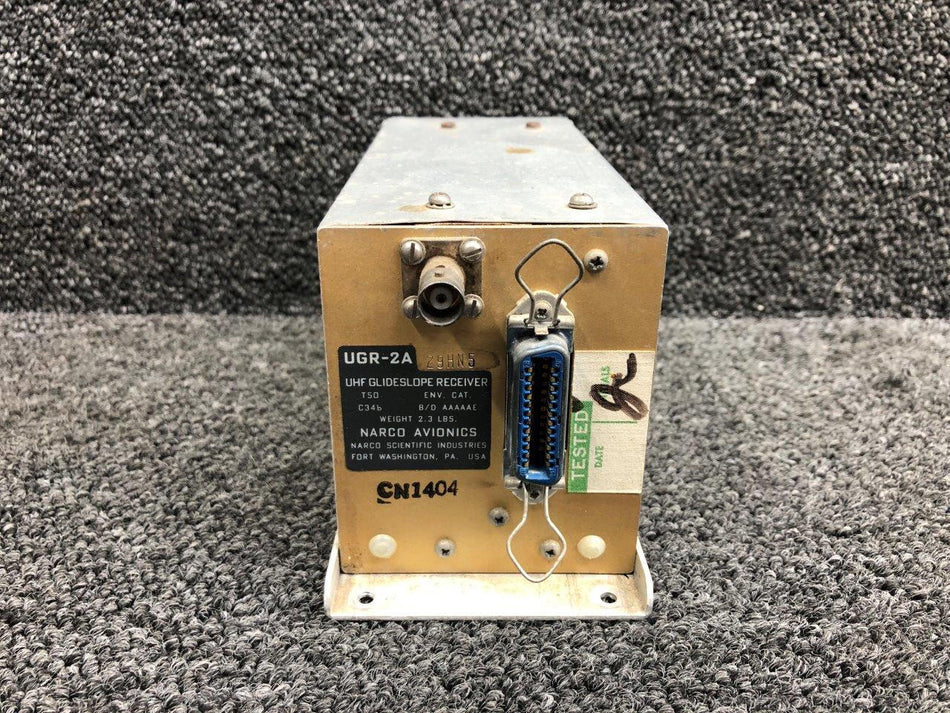 Narco UGR-2A Narco Avionics UHF Glideslope Receiver Unit (Minus Connector)