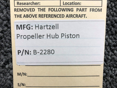 Hartzell B-2280 Hartzell Internal Propeller Hub Piston