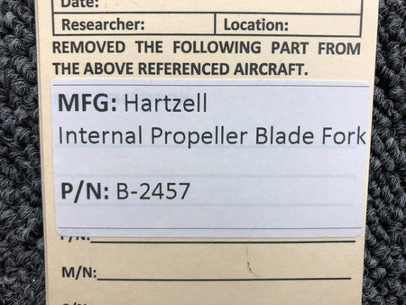 Hartzell B-2457 Hartzell Internal Propeller Blade Fork (2 Blade)