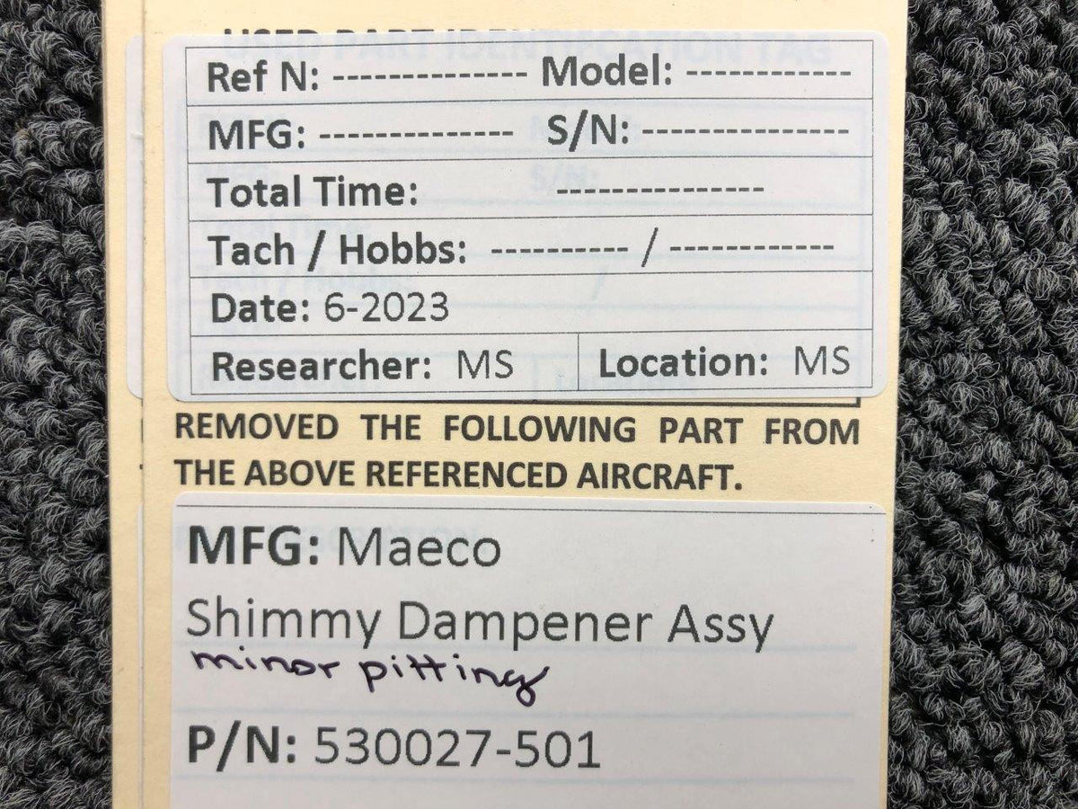Maeco 530027-501 Maeco Shimmy Dampener Assembly