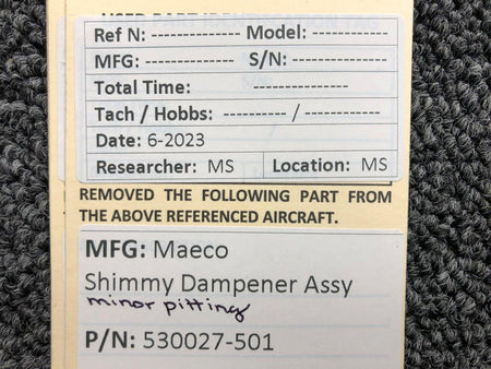 Maeco 530027-501 Maeco Shimmy Dampener Assembly
