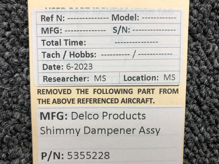 Delco 5355228 Delco Products Shimmy Dampener Assembly