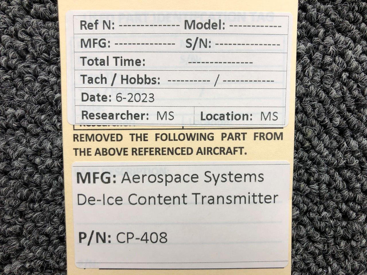 Aerospace CP-408 Aerospace Systems De-Ice Content Transmitter