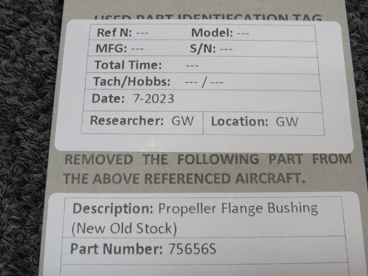 Does Not Apply 75656S Propeller Flange Bushing (New Old Stock)