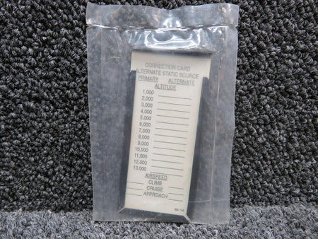 Piper Aircraft Parts 99121-000 Piper Alternate Placard (New Old Stock)