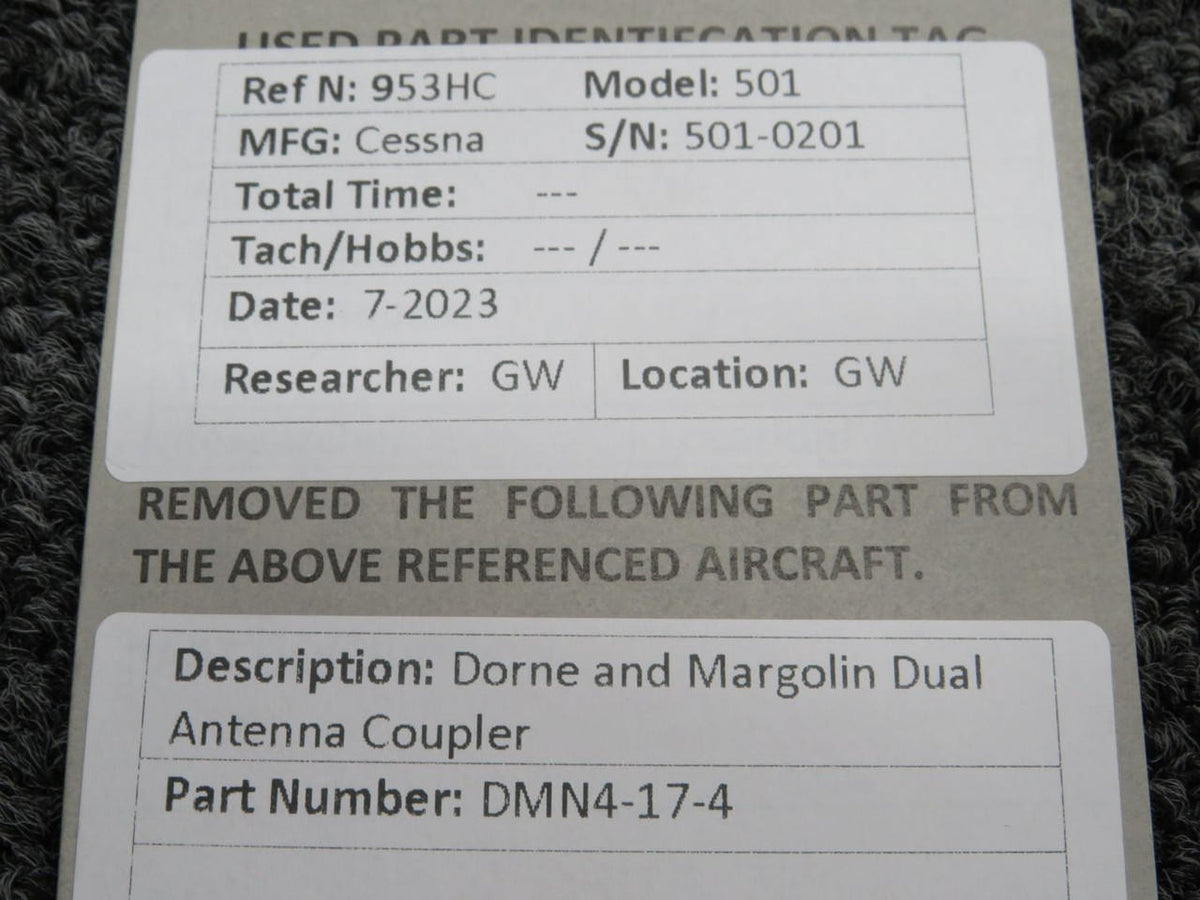 Dorne and Margolin DMN4-17-4 Dorne and Margolin Dual Antenna Coupler
