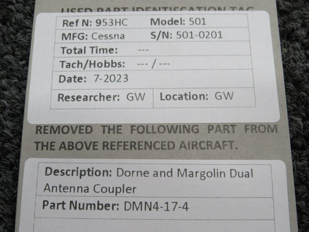 Dorne and Margolin DMN4-17-4 Dorne and Margolin Dual Antenna Coupler